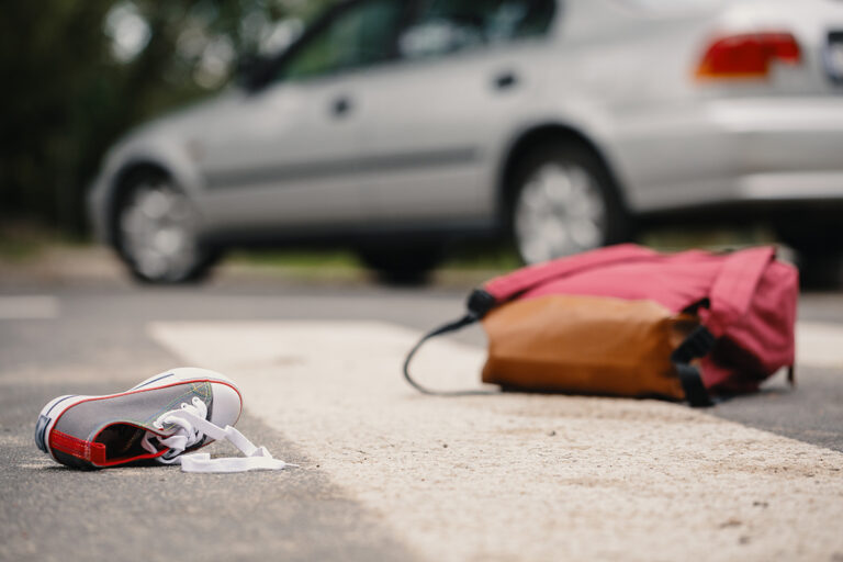 Pedestrian injured by a hit and run driver.