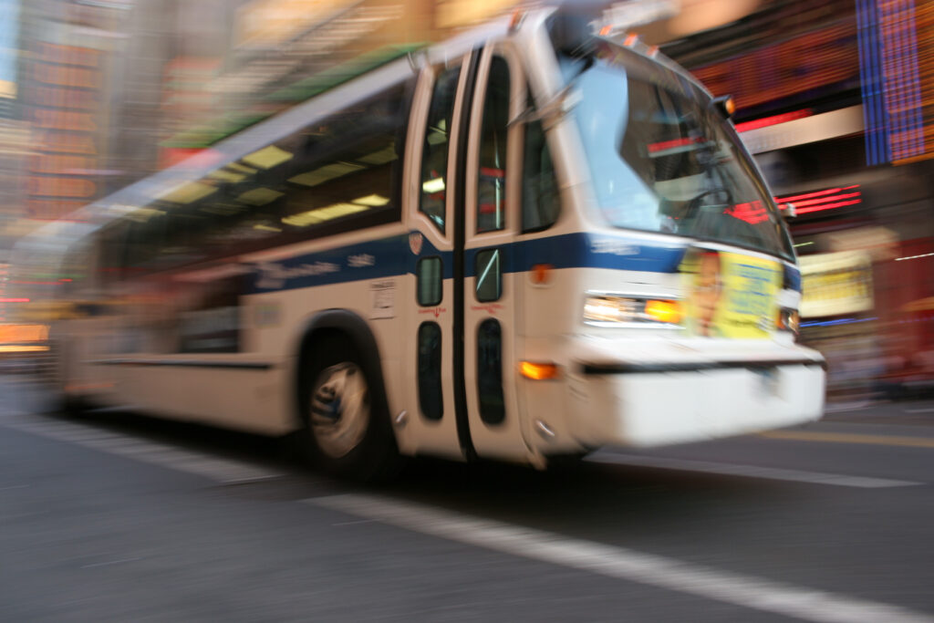 MTA NYC Transit bus.